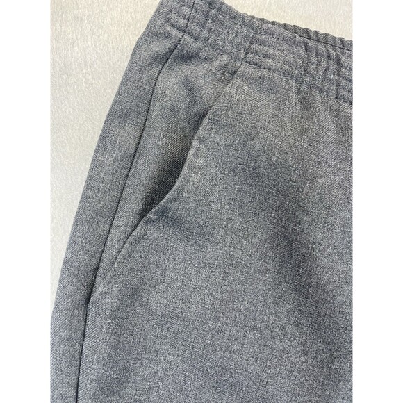 Levis Bend Over Pants Womens 16 Gray Pull On Elastic Waist USA Made Vintage - Picture 2 of 15